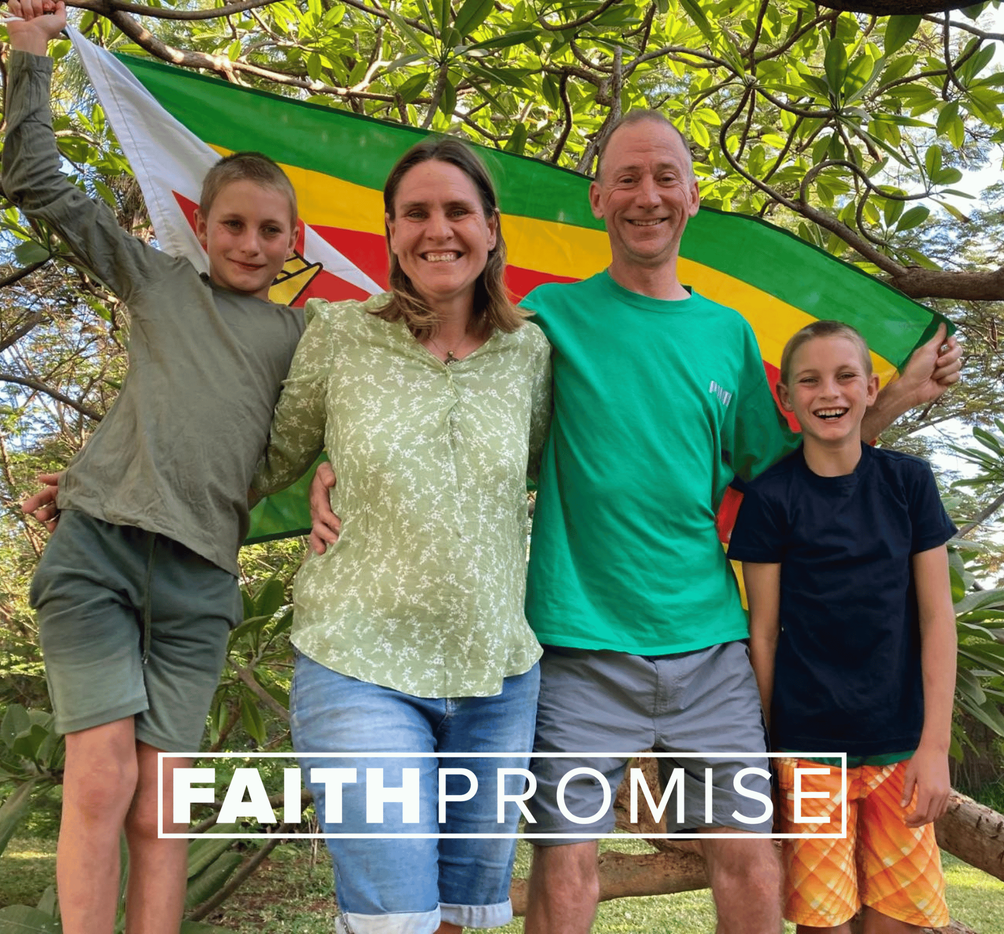 Zimbabwe missionary family.